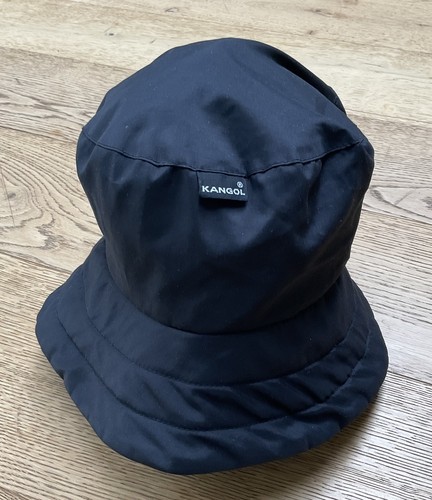 Kangol black quilted style - quilted,