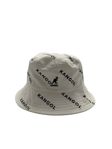 Kangol aop white black logo - aop,