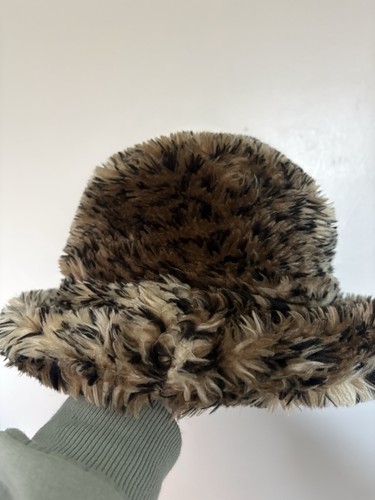 Kangol leopard print fluffy - kangol,